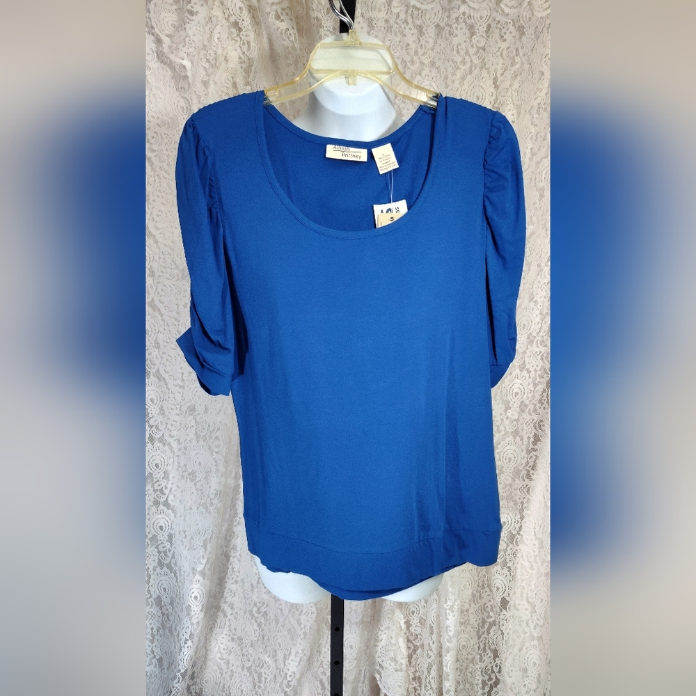 Allison Brittaney Women's Bright Royal Blue Top